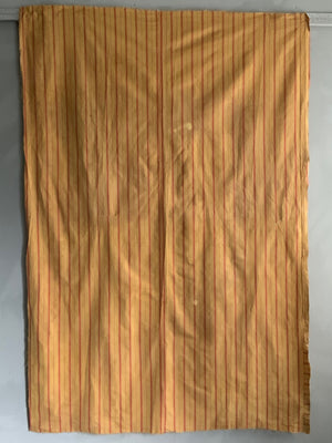 Vintage red stripe cotton (200 x 138cm)