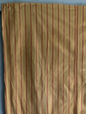 Vintage red stripe cotton (200 x 138cm)