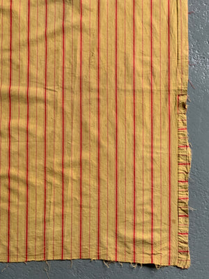 Vintage red stripe cotton (200 x 138cm)