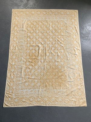 Aghabani Alleppo or Denizli silk embroidery (191 x 136cm)