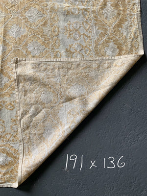 Aghabani Alleppo or Denizli silk embroidery (191 x 136cm)