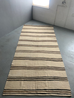 Turkish Anatolian plain striped flatweave (370 x 168cm)