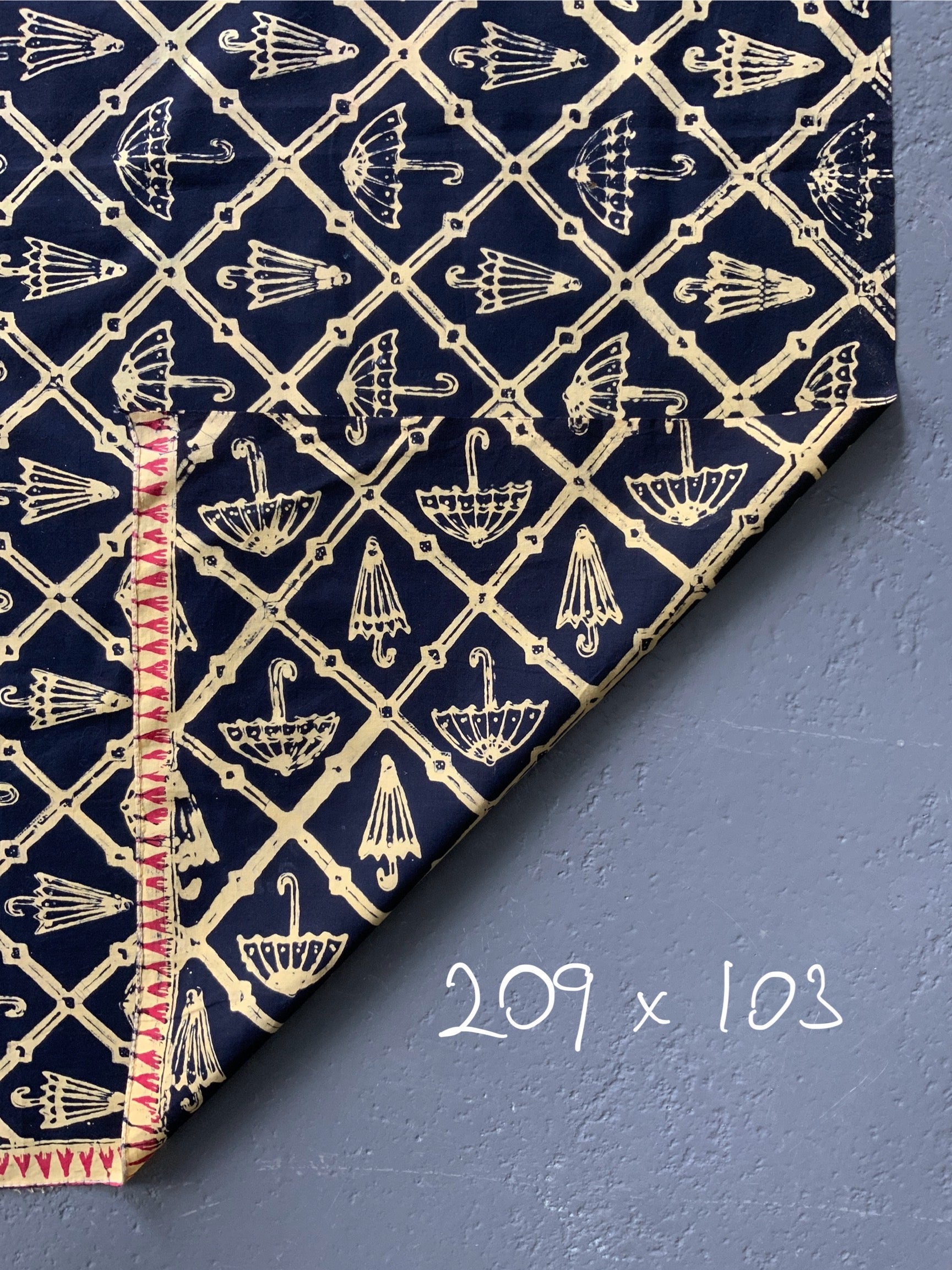 Indonesiian Javanese Payung Cotton Batik (209 x 103cm)