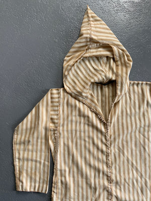 Moroccan fine wool hooded robe djellaba (144 x 63cm)