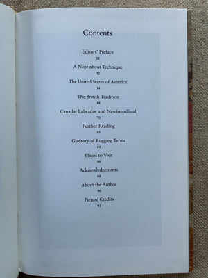 Tennant, Emma. : Rag Rugs of England and America