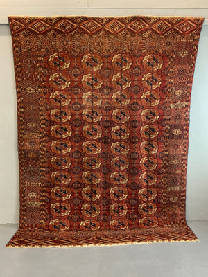 Antique Turkmen Tekke small carpet (276 x 206cm)
