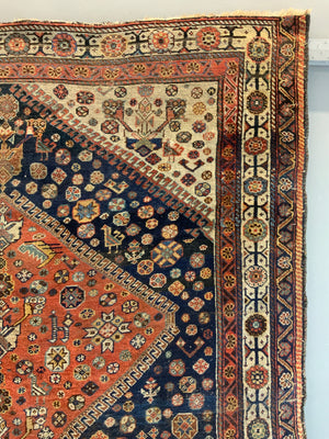 Fars or Gashgai type antique carpet (305 x 148cm)