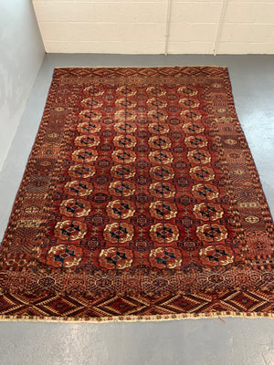 Antique Turkmen Tekke small carpet (276 x 206cm)