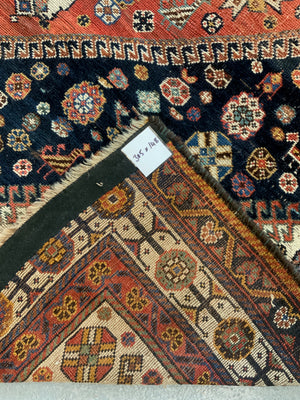 Fars or Gashgai type antique carpet (305 x 148cm)
