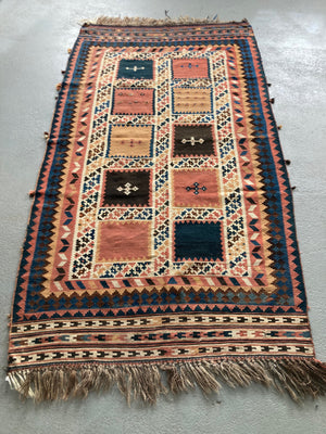 Qashgai vintage kilim (287 x 157cm)