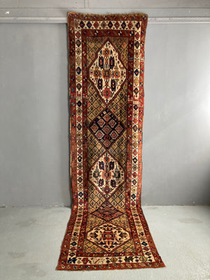 Kurdish antique camel runner (349 x 97cm)