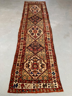Kurdish antique camel runner (349 x 97cm)