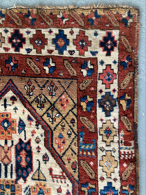 Kurdish antique camel runner (349 x 97cm)