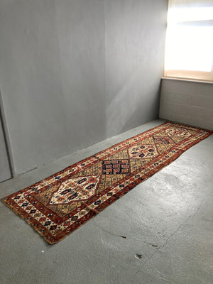 Kurdish antique camel runner (349 x 97cm)