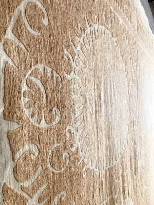 Samarkand large vintage suzani embroidery (358 x 254cm)