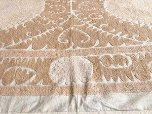 Samarkand large vintage suzani embroidery (358 x 254cm)