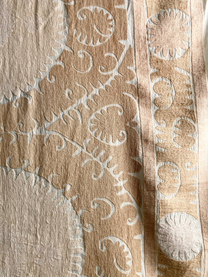 Samarkand large vintage suzani embroidery (358 x 254cm)