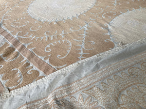Samarkand large vintage suzani embroidery (358 x 254cm)