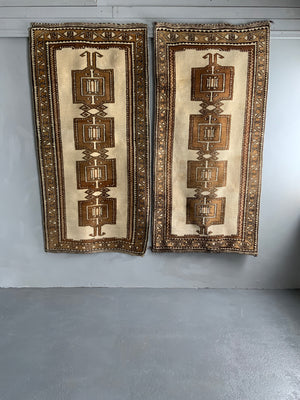 Pair of Louristani Gabbeh rugs (~204 x 102cm)