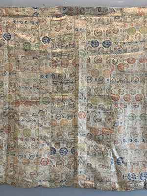 Japanese silk brocade kesa (176 x 107cm)