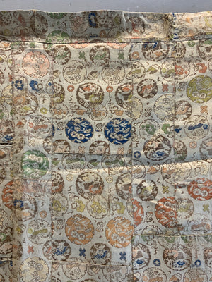 Japanese silk brocade kesa (176 x 107cm)
