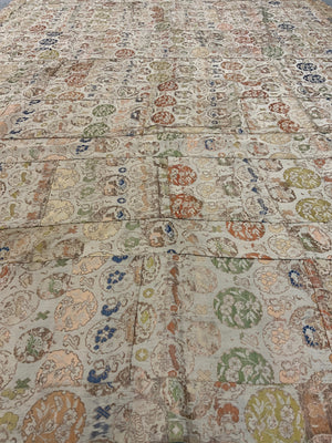 Japanese silk brocade kesa (176 x 107cm)