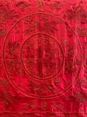 Chinese vintage embroidery (142 x 134cm)