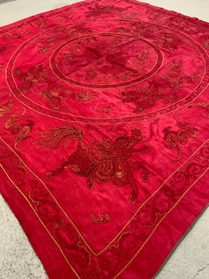 Chinese vintage embroidery (142 x 134cm)