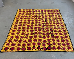 Taşkent vintage large Suzani (224 x 198cm)