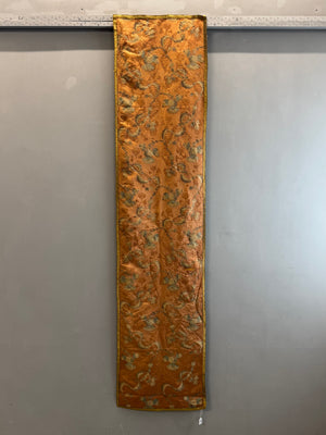Antique French silk brocade (208 x 50cm)