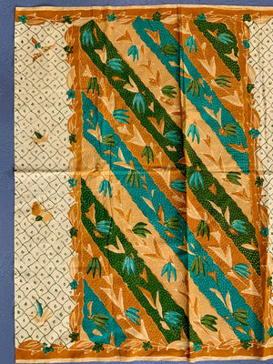 Javanese "Buketan" Design Sarong (196 x 101cm)