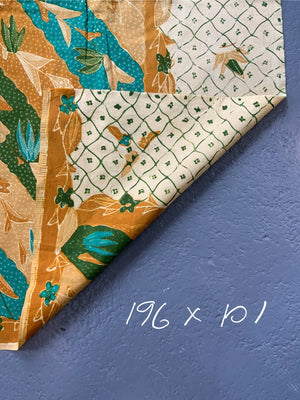 Javanese "Buketan" Design Sarong (196 x 101cm)