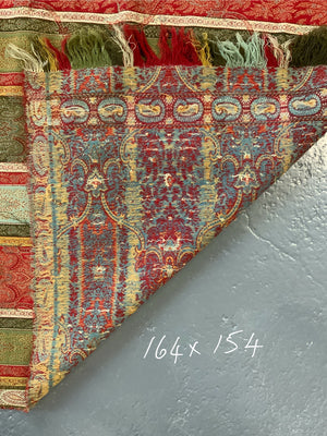 Paisley (Scotland) Wool Shawl (164 x 154cm)