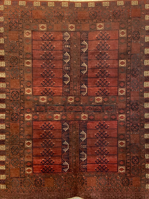 Turkmen antique Ersari Ensi rug (194 x 152cm)