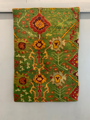Turkish Edwardian Ushak fragment rug (159 x 112cm)
