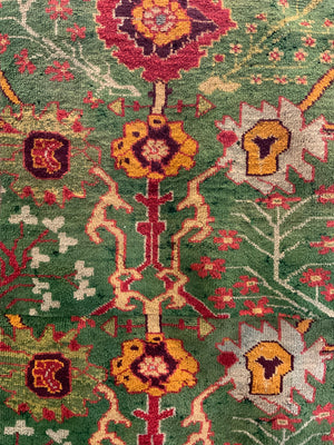 Turkish Edwardian Ushak fragment rug (159 x 112cm)