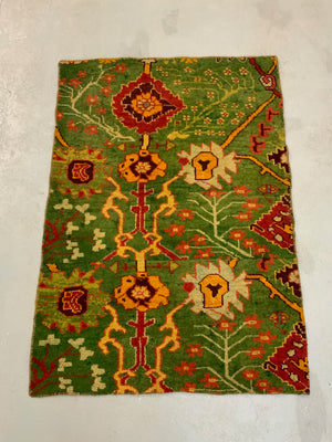 Turkish Edwardian Ushak fragment rug (159 x 112cm)