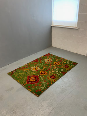 Turkish Edwardian Ushak fragment rug (159 x 112cm)