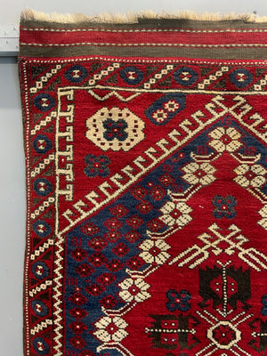 Turkish Bergama vintage rug (127 x 89cm)