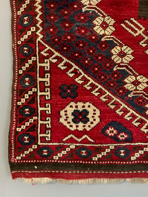 Turkish Bergama vintage rug (127 x 89cm)