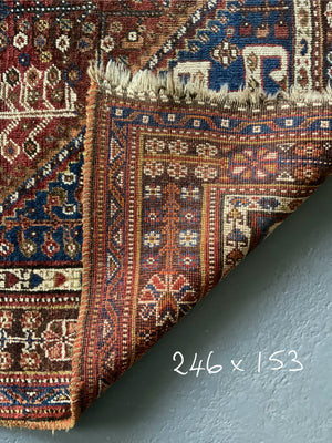 Fars Gashgai large rug (246 x 153cm)