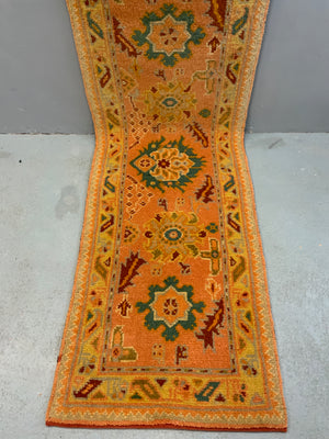 CROR Turkish Ushak design runner (352 x 69cm) *new