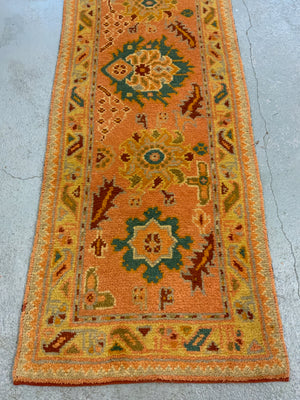 CROR Turkish Ushak design runner (352 x 69cm) *new