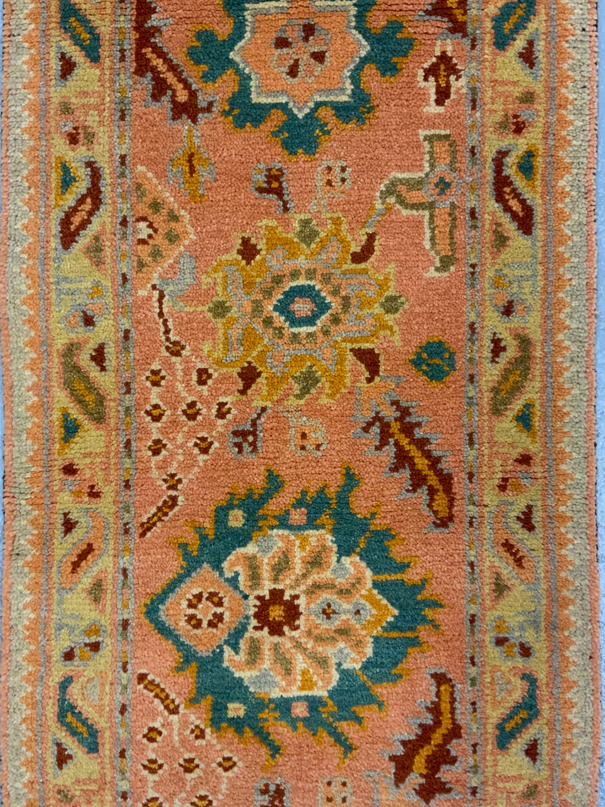 CROR Turkish Ushak design runner (352 x 69cm) *new