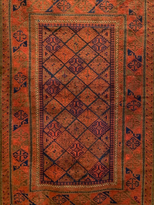 Balouch antique fine rug (209 x 124cm)