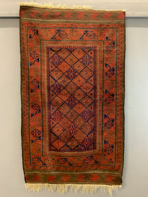 Balouch antique fine rug (209 x 124cm)