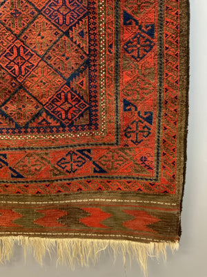 Balouch antique fine rug (209 x 124cm)