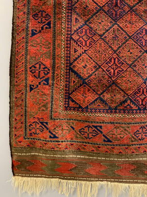 Balouch antique fine rug (209 x 124cm)