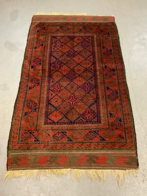 Balouch antique fine rug (209 x 124cm)