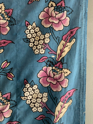 Turkish cotton Kandili block print (122 x 122cm)